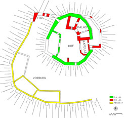 Oberwallsee: Bauphasenplan. Ausfhrung: Patrick Schicht nach Grundlagen von W. Gtting (2005)