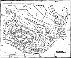 Plan der Harliburg (aus Heine 2001, S. 328)