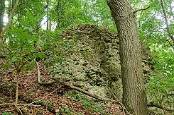 Mauerrest der Burg (Foto Eismann 2017)