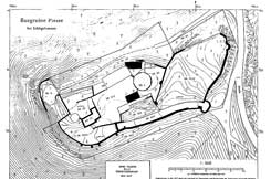 Grundriss der Burg Plesse (aus Moritz 1988, S. 246)