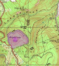 Die topographische Lage von Dms-rpdvr auf der Karte 1:25 000