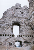 Die Burg Vitny. Detail, Foto: Gergely Tolnai. (2002)