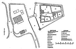 Grundriss der Burg Leonrod (aus Strobel 1972, S. 98)
