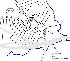 Plan der Anlage nach Geo-Portal Baden-Wrttemberg (Datenquelle: LGL, www.lgl-bw.de), Entwurf: Christoph Engels