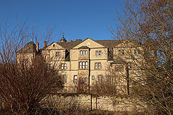 Die Rckseite des Hauptgebudes (Foto Eismann 2019)