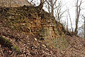 Ringmauerrest auf der Hauptburg (Foto Eismann 2019)