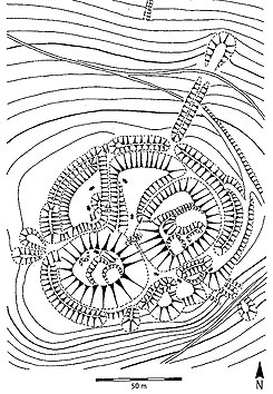 Plan des Gro�en Gudenbergs (aus K�ntzel 2010, S. 274)