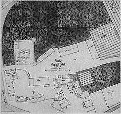 Plan der Burg Uffeln (aus Vogt 1999, S. 30)