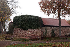 Ringmauer mit Eckturm (Foto Eismann 2018)