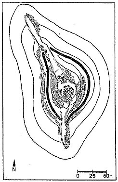 Plan des Hohlestein (aus Sippel 1993, S. 50)