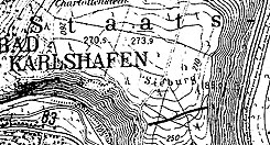 Lageplan der Abschnittsw�lle (aus Hermann 1991)
