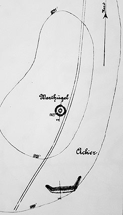Plan der Wallreste (aus Oppermann, Schuchhardt Bl. XXV A)
