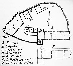 Grundriss der Hohenburg (aus Dehn-Rothfelser, Lotz S. 102)