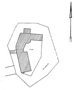 Grundriss aus Breiding 1969, S. 35