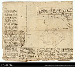 Burg Z�schen (Plan aus der UB Kassel)