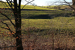 Das Burgareal von Norden (Foto Eismann 2019)