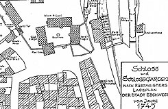 Grundriss von Schloss Eschwege (aus Ranft 1968, S. 50)