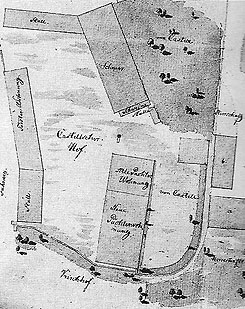 Plan des Guts R�hrda (aus Zietz,Wiegand, S. 346)