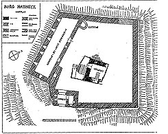 Grundriss der Burg Hauneck (aus Neuber 1998)
