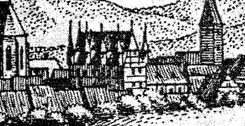 Das Schloss bei Merian 1646