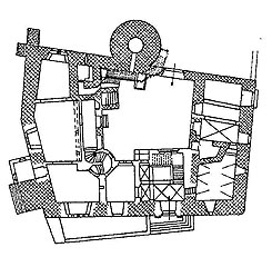 Grundriss des Alten Schlosses (aus Lang 1993, S. 85)