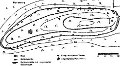 Plan der Hundsburg (aus Eisel 1965, S. 121)