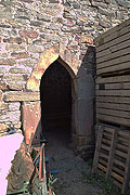 Sp�tgotisches Portal der Kemenate. Foto: J. Friedhoff 2016