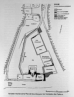 Grundriss der Hauptburg, aus: U. Fiedler, Boyneburg (1992).