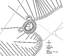 Planskizze der Anlage nach Geo-Portal Baden-Wrttemberg (Datenquelle: LGL, www.lgl-bw.de), Entwurf: Christoph Engels