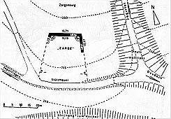 Grundriss der Zarge (aus Biller 1975, S. 18)