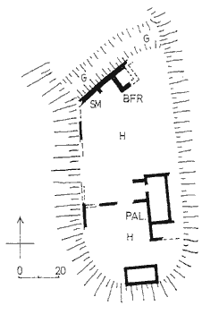 Grundriss-Skizze, aus: Krahe, Grundrisslexikon, (1994)