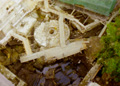 Innenhof w�hrend der Grabung 1999, Foto: W. Friedrich