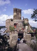 Toranlage, Rampenturm und Doppelturm, Foto: J. Friedhoff (1993)