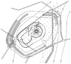 Lageplan, aus: Biller, Burgen (2005)