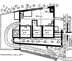 Plan des oberen Schlosses in Talheim (aus Gradmann 1907, S. 21)