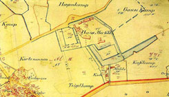 D�lmen-Haus Merfeld im Urkataster (Stadtarchiv D�lmen)