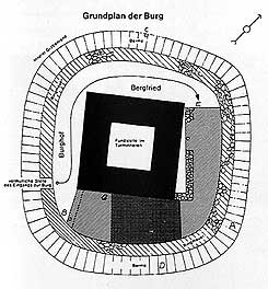 Plan der Burg Eschborn (aus Nitz 2003, S. 191)