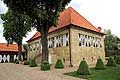 Haus Empte: Das Herrenhaus in Baumberger Sandstein, errichtet 1767 � 70 auf den Fundamenten eines aus dem 16. Jh. stammenden Vorg�ngerbaus. Ein urspr�nglich vorhandenes Obergeschoss wurde im 19. Jh. abgetragen. Foto: G. Wachholz 2024