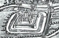 Schloss Babenhausen auf einer Ansicht von 1570 (aus Ottersbach 2018, S. 827)