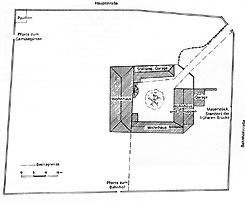 Lageplan der Burg, aus: Haffke, Sinzig - Bad Bodendorf (1993), S. 29