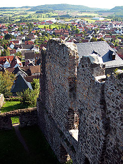 Staufenberg, Oberburg Detail Wohnbau J. Friedhoff 2010