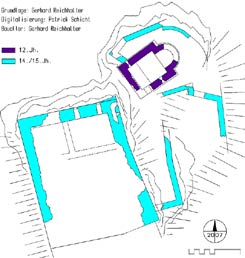 Bauphasenplan. Grundlage und Baualtersbestimmung: Gerhard Reichhalter; Digitalisierung: Patrick Schicht (2007)