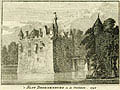 Doornenburg, prent: H. Spilman naar J. de Beyer (1742)