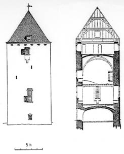 Walenburg, doorsnede: Coll. NKS