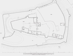 Lageplan, aus: KD Stadt Boppard 2.1 (1988)