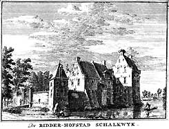 Schalkwijk, prent: J. de Beyer (1744)
