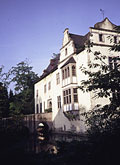 Detailaufnahme Hauptburg mit Zugang, Foto: J. Friedhoff (1994)