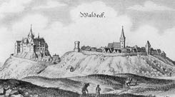 Ansicht bei Merian 1655