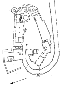 Grundriss aus: Baum, Burg und Stadt Waldeck (o.J.)