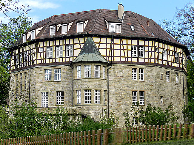Ansicht des Schloss Großsachsenheim von Süden, Foto: Stadt Sachsenheim (2011)